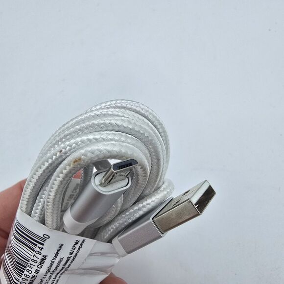 Wireless Gear 10 ft micro usb sync and charge cable. New - Picture 4 of 4